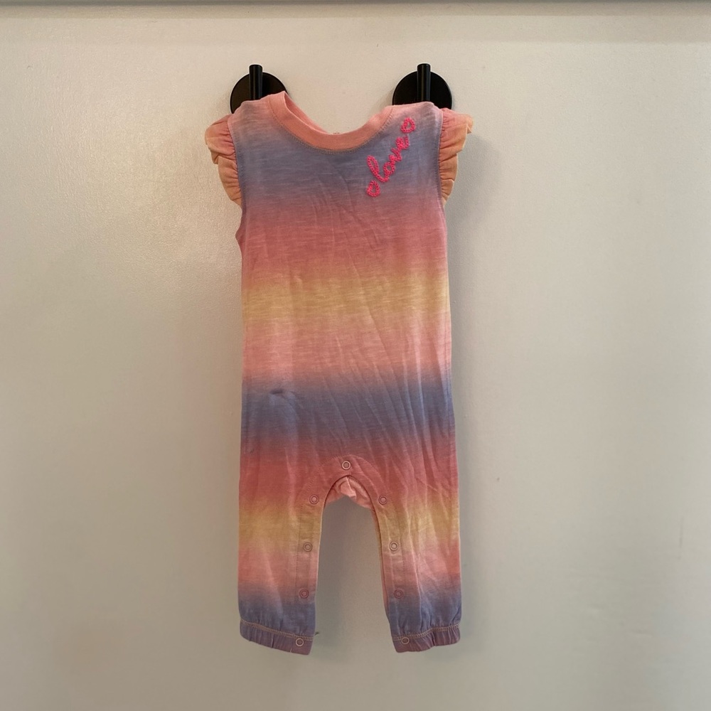 Splendid infant girls ombré spray onesie